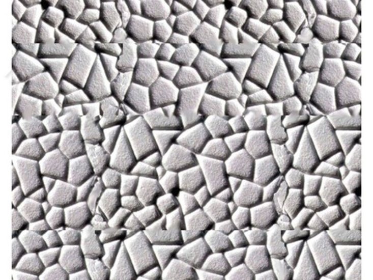 (image for) Miniature Stone and Brick Panel for Dollhouses
