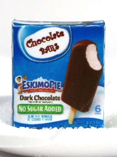(image for) Miniature Dark Chocolate Ice Cream Bars Box
