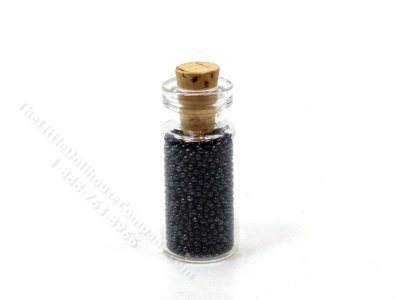 (image for) Miniature Bubble Bath Beads - Black