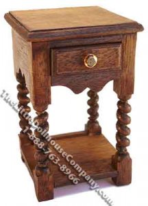 (image for) Miniature Tudor Style Side Table for Dollhouses