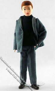 (image for) Mark Flexible Man Doll by Erna Meyer for Dollhouses
