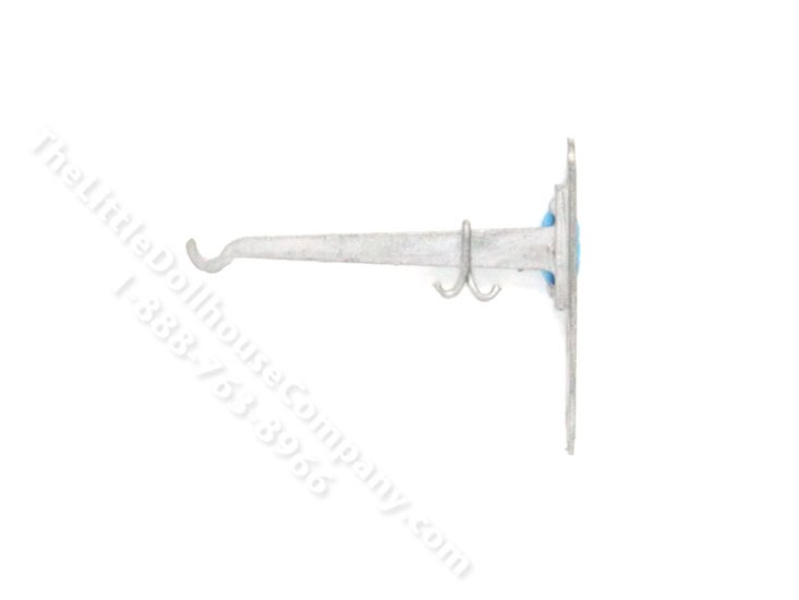 (image for) Miniature Fireplace Crane, Silver for Dollhouses