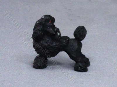(image for) 1/144" Miniature Standing Black Poodle