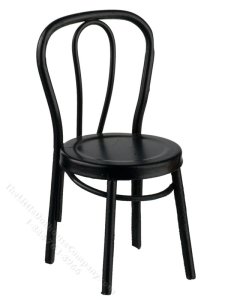 (image for) Miniature Black Metal Patio Chair For Dollhouses