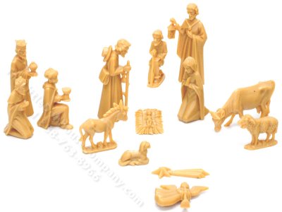 (image for) Miniature Nativity Set for Dollhouses