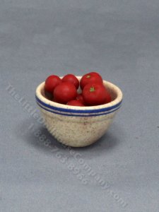 (image for) Miniature Bowl of Tomatoes for Dollhouses
