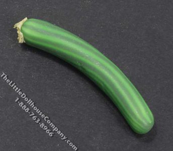 (image for) Miniature Cucumber for Dollhouses