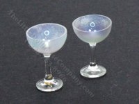 (image for) Miniature Pair of Opalescent Coupe Glasses