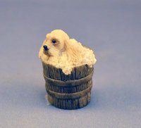 (image for) Dollhouse Scale Model Dog Bath