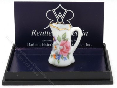 (image for) Miniature Dresdner Rose Pattern Pitcher