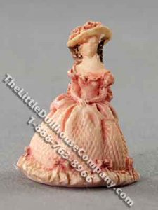 (image for) Miniature Standing Lady Figurine for Dollhouses