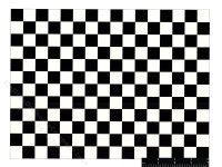 (image for) Miniature Black and White Check Floor for Dollhouses