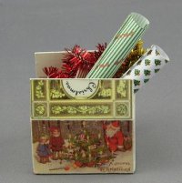 (image for) Christmas Ornaments and Wrapping Paper in Box