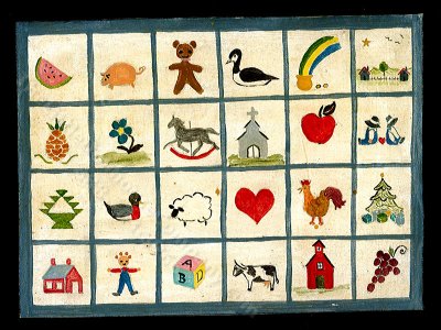 (image for) Miniature Hand Painted Playmat for Dollhouses