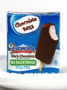 (image for) Miniature Dark Chocolate Ice Cream Bars Box