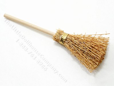 (image for) Miniature Broom for Dollhouses