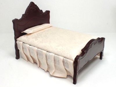 (image for) Miniature As-Is Dressed Mahogany Bed