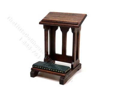 (image for) Miniature Signed Prie-Dieu/Prayer Bench by Michael Mortimer