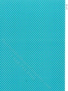 (image for) Blue and White Polka Dot Wallpaper for Dollhouses
