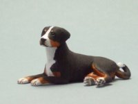 (image for) Miniature Laying Appenzeller Dog by Karl Blindheim