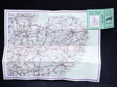 (image for) Miniature Map of East Anglia for Dollhouses