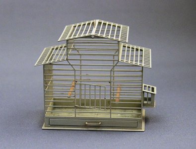 (image for) Dollhouse Scale Model Bird Cage