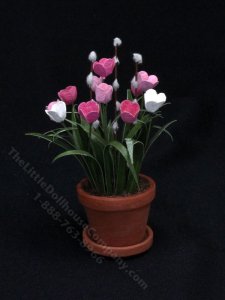(image for) Miniature Pink Tulips by Mini Creations by Judy