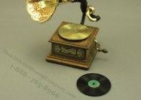 (image for) Dollhouse Scale Model Replica Gramophone