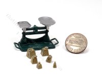 (image for) Miniature Set of Scales for Dollhouses