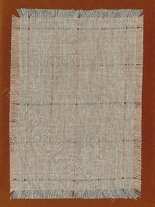(image for) Miniature Natural Fringe Rug for Dollhouses - 7x5
