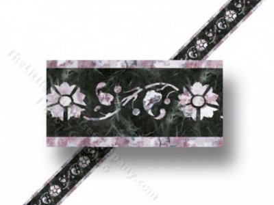 (image for) Dollhouse Faux Marble Wallpaper Border
