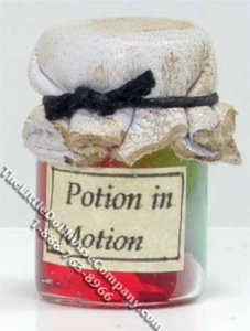 (image for) Miniature Jar of Potion in Motion Potion for Dollhouses