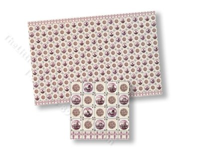 (image for) Dollhouse Scale Model Delft Wall Tiles