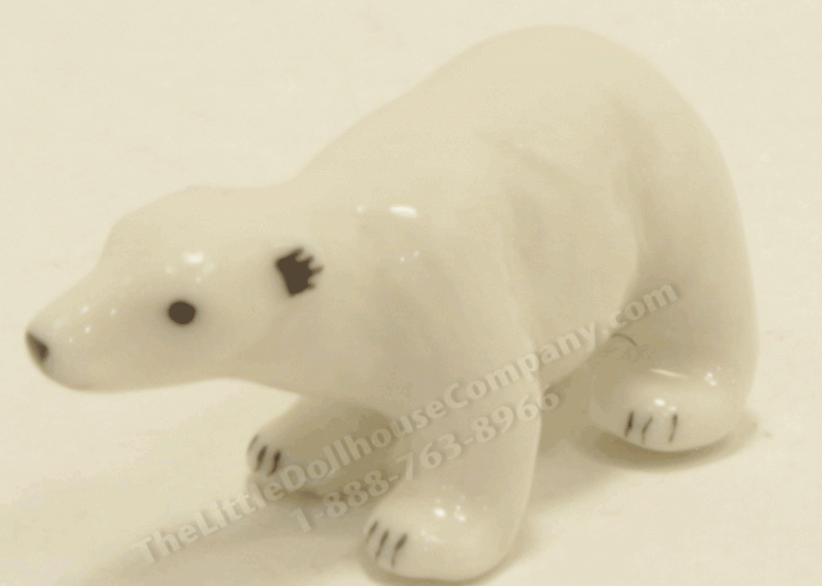 (image for) Miniature Porcelain Polar Bear