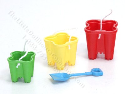 (image for) Miniature Sandcastle Bucket Set