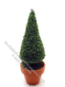 (image for) Miniature 5-1/2 inch Topiary in Terracotta Pot for Dollhouses
