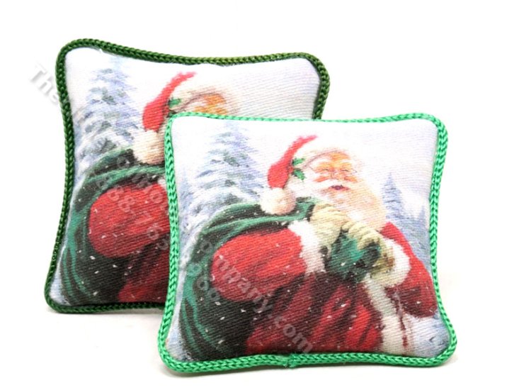 (image for) Miniature Santa Pillow for Dollhouses