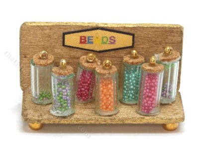 (image for) Miniature Wooden Bead Display by Taylor Jade