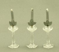 (image for) Set of Candles - Silver