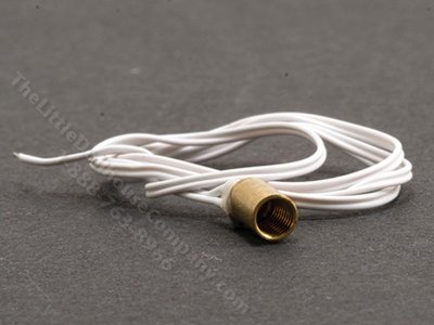 (image for) Small Screw Base Socket With Wire Lead
