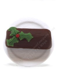 (image for) Miniature Chocolate Yule Log by Charlotte Willmott