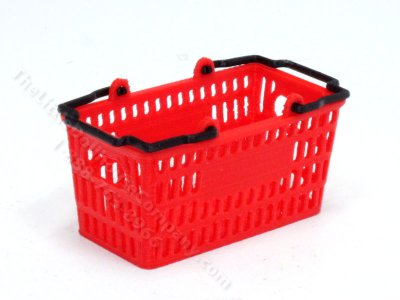 (image for) Miniature Shopping Basket for Dollhouses
