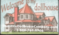 (image for) Miniature Victorian House Welcome Mat for Dollhouses