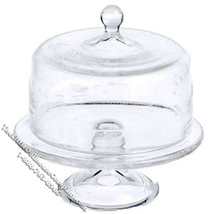 (image for) Miniature Large Domed Cake Stand for Dollhouses