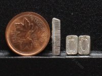 (image for) Miniature Sterling Silver Gentleman's Dresser Set by Don Henry