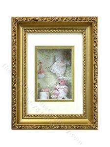 (image for) Miniature Baby Bear Framed Shadow Box