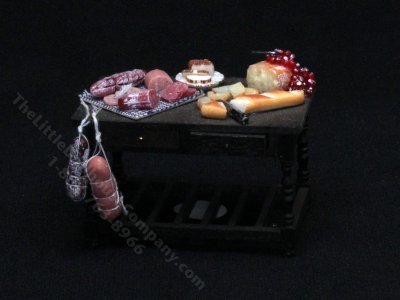 (image for) 1:24 Scale Miniature Deli Preparation Table for Dollhouses