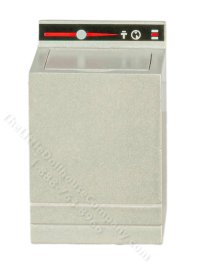 (image for) Miniature Silver Washing Machine for Dollhouses