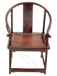 (image for) Miniature Ming Curved Armchair for Dollhouses