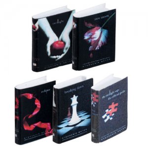 (image for) Miniature Reproduction Twilight Books for Dollhouses